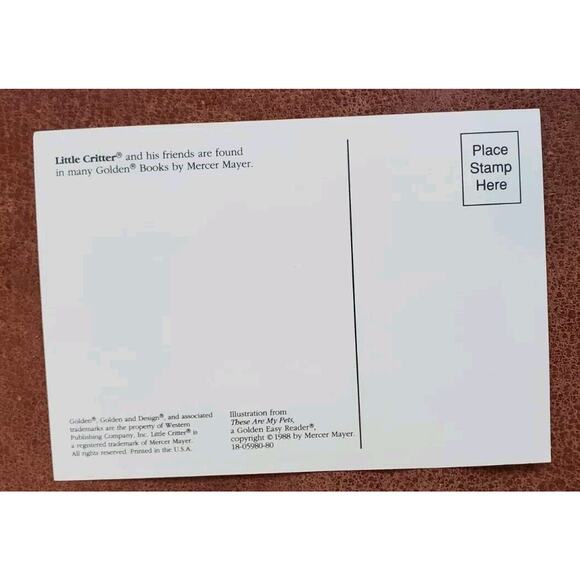 3 Little Critter Approximately 4 Inch X 6 Inch Post Cards Mercer Mayer USA - Picture 6 of 11